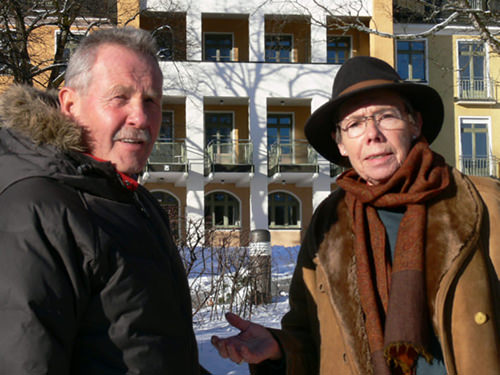 	 Manfred   Neupfleger   und   Inga   Grüttner,  die Sprecher des Werdenfelser Bündnisses.